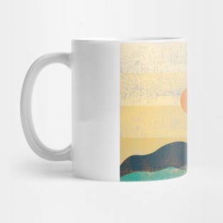 Binary Sunset Colorful Mug